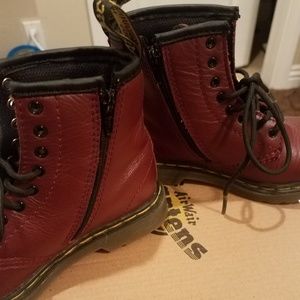Dr. Martens Brooklee Boot in Cherry Red Rouge